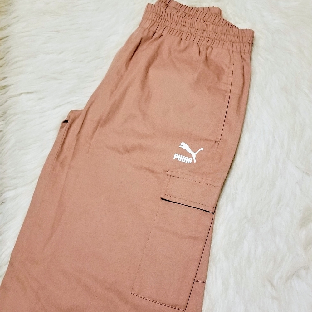 PUMA Cargo Wide Leg Pants - Picture 4 of 14